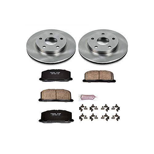 Power Stop Autospecialty KOE815 Front Replacement Brake Kit-OE Brake Rotors & Ceramic Brake Pads