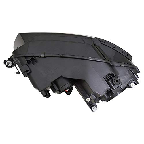 Right TYC Headlight Assembly Compatible with 2018-2020 Volkswagen Tiguan
