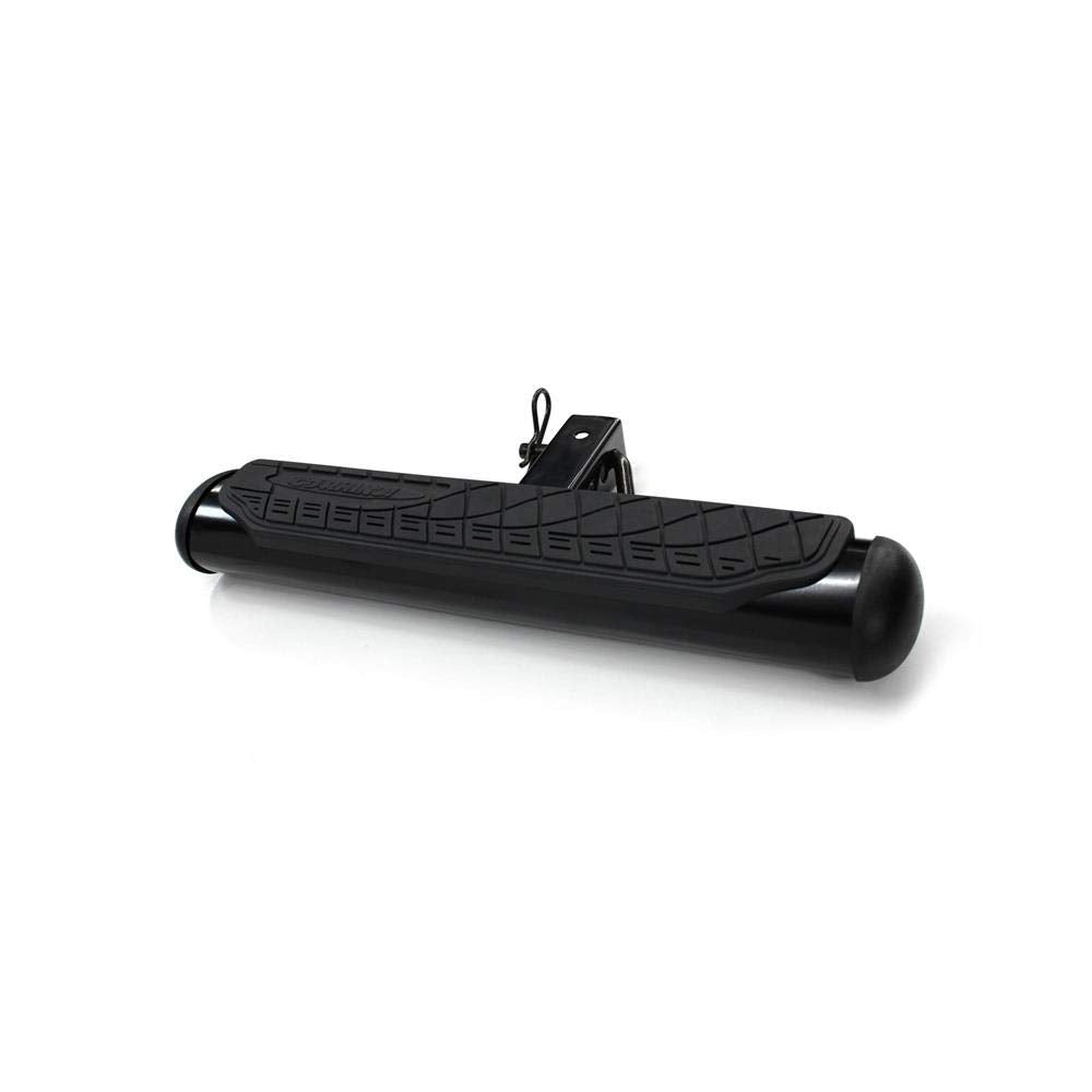 4" Oval Hitch Step Go Rhino | 24" Polished Stainless Steel | 460PS | Fits 2" Receivers