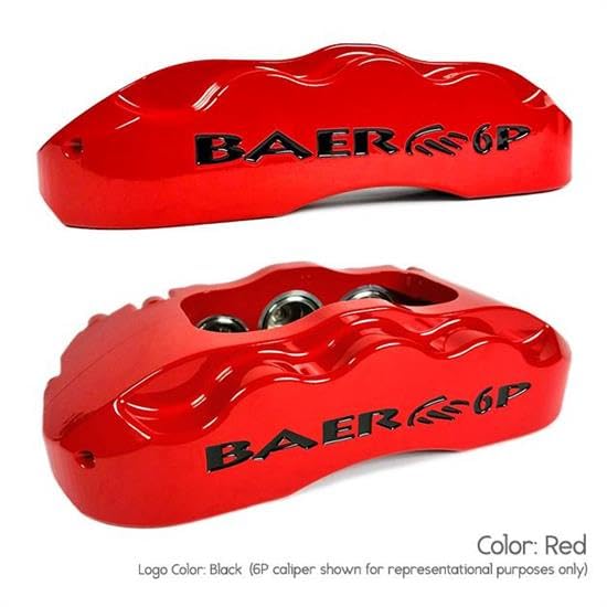 Baer 4401006R Brakes 14" Pro+ Front Brake Kit, Red, SDZ