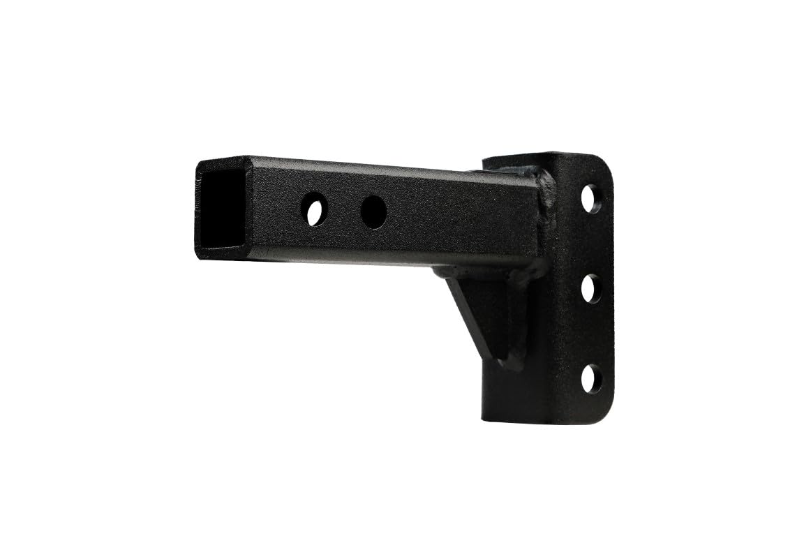 2.0" Adjustable BulletProof Hitches Light Duty Trailer Hitch (10,000 lb. Rating) - 2" Drop/Rise Trailer Hitch with 2" & 2-5/16" Dual Ball - Powder Coat, Box Steel, Corrosion-Resistant