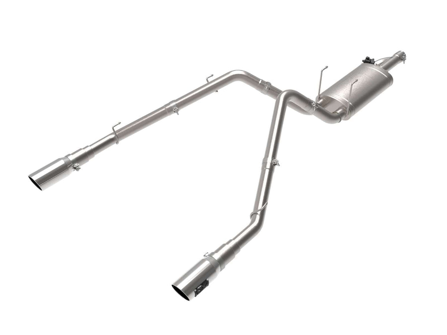 Gemini XV aFe POWER 49-32083-P Cat-Back Exhaust System w/Cut-Out, 3" 304 Stainless Steel, Polished Tips, for 2009-2019 Dodge/RAM 1500