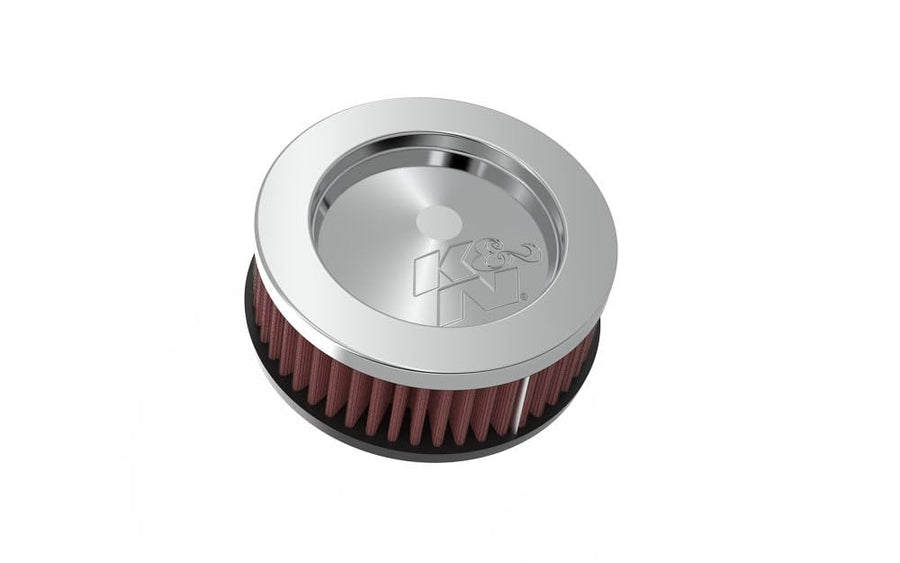 High-Flow K&N Original Lifetime Universal Clamp-On Air Filter: High Performance, Premium, Washable: Flange Diameter: 2.4375 In, Filter Height: 2 In, Flange Length: 0.625 In, Shape: Round, RC-0850