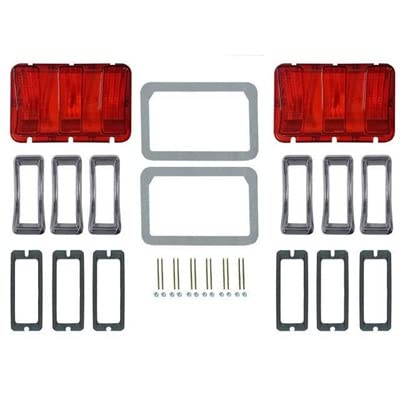 KIT-ELC-5-DLX Scott Drake 1967 Concours Taillight Bezel & Lens Master Kit