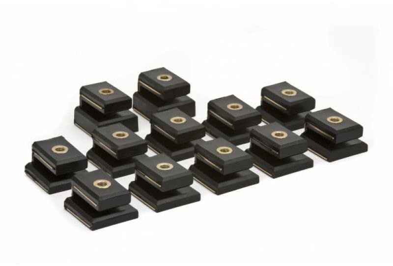 Toyota FJ40 Daystar Body Mounts Only NO Hardware, fits 1979 to 1984 4WD, KT04007BK, Made in America, Black