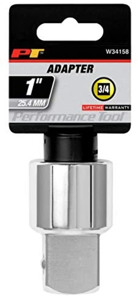 W34158 Performance Tool 3/4-Inch Female x 1-Inch Male Adapter