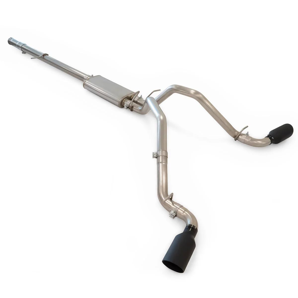 Cat-Back Exhaust Systems 2009-2013 GM 1500 Raw Tubes Polished Tips