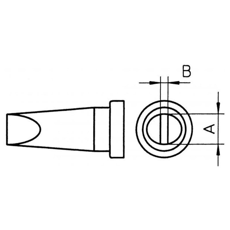 Weller Arc Welding Tip T0054442899, Black