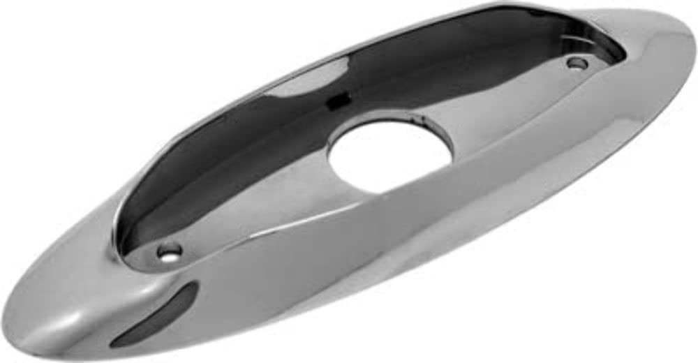 Bezel, Chrome, Peterson Mfg B178-10 Oblong, 6.625"X2.1875"
