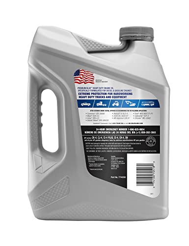 Premium Blue Valvoline Extreme SAE 5W-40 Full Synthetic Diesel Engine Oil 1 GA