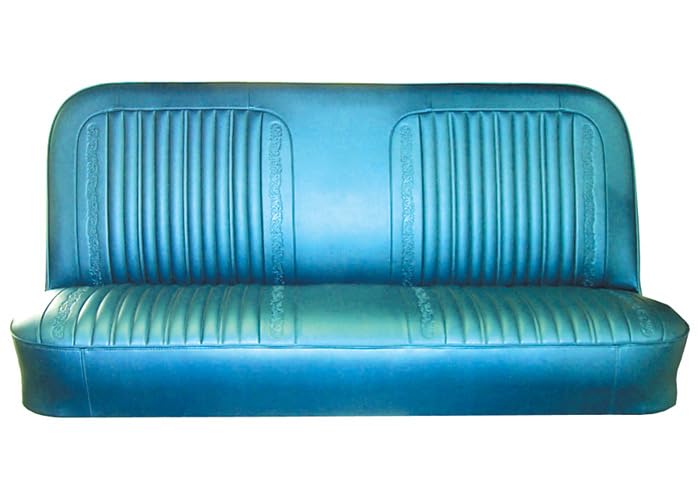 UP72200GREEN Brothers Trucks Seat Cover - Scroll Pattern - Bench - Green