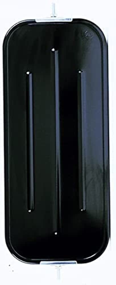 616 Peterson Manufacturing Mirror (Flat Ribbed-Back Replacement, Blk, 7"X16"), 1 Pack