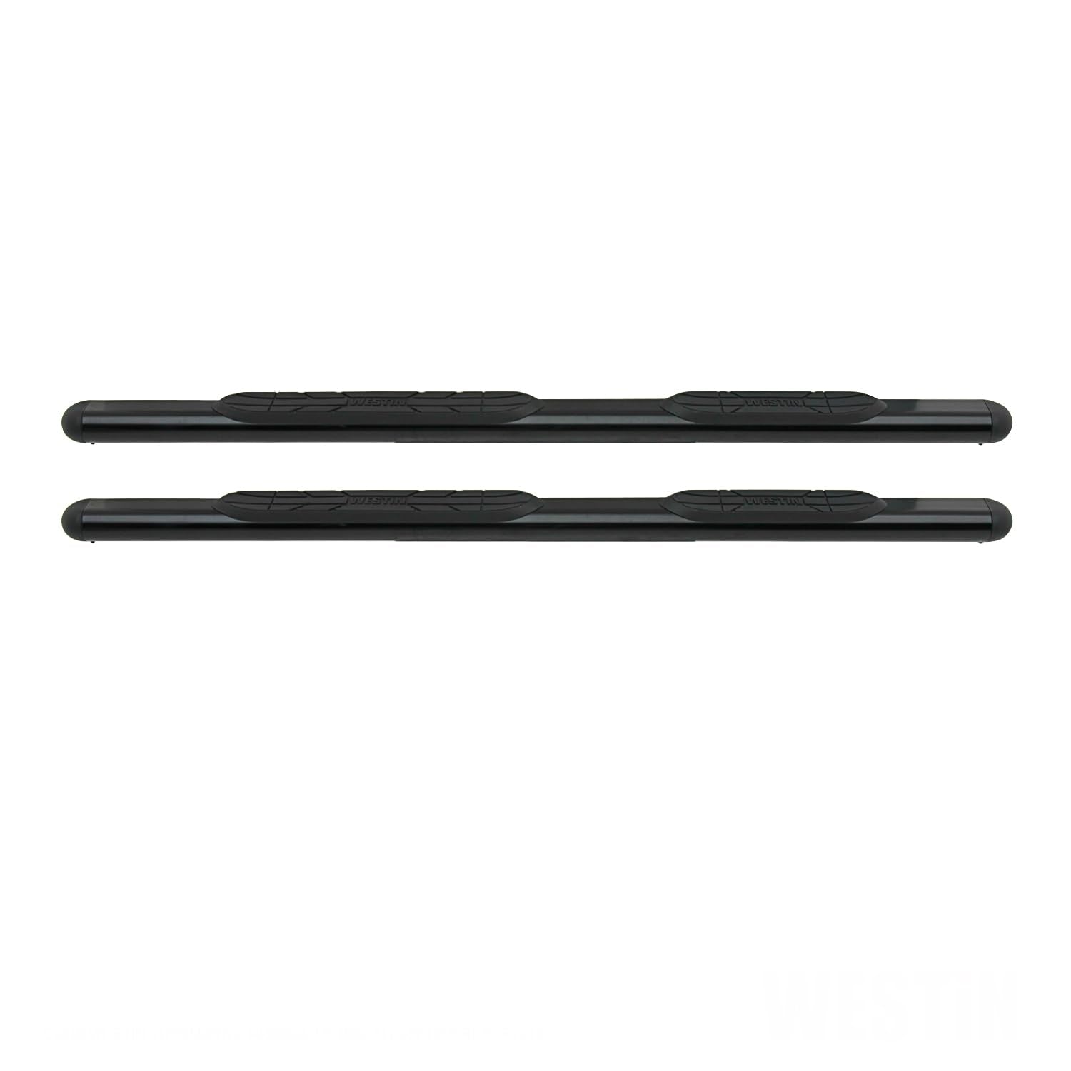22-5055 Westin Premier Oval 4 Nerf Bars 72 inches Black Pair