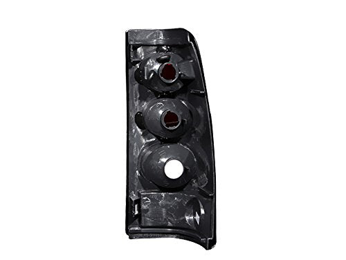 Black Euro Tail Light Set-Clear Lens ANZO USA 211025