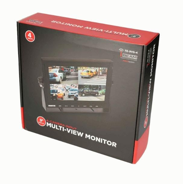 Commercial Quad-View Monitor - IBEAM 9 Inch (TE-9VS-4)