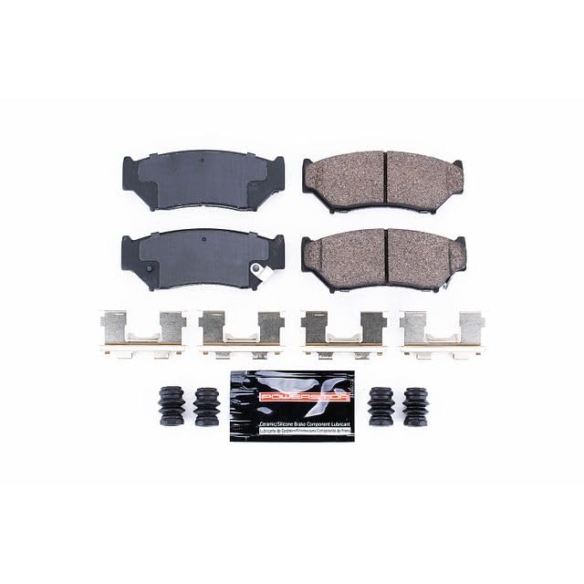 Power Stop Z23-556 Z23 Evolution Sport Carbon Fiber Infused Ceramic Brake Pads with Hardware For Chevrolet Tracker, Geo Tracker, Suzuki Sidekick, Suzuki Vitara [Model Specific]