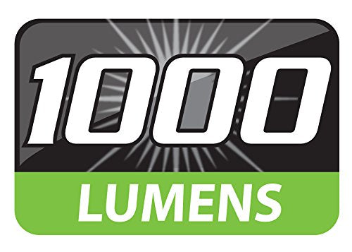 1,000 Lumen Performance Tool Spotlight to Flood Beam LED Black Flashlight