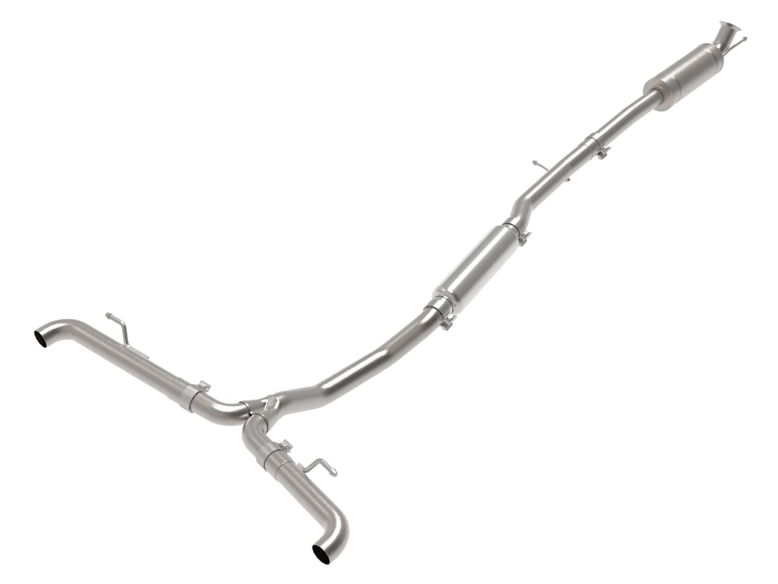 aFe Power 2-1/4 IN to 2-1/2 IN MACH Force-Xp 304 Stainless Steel Cat-Back Exhaust System Fit Mercedes Benz GLA250 14-19 L4-2.0L (t) 49-36503