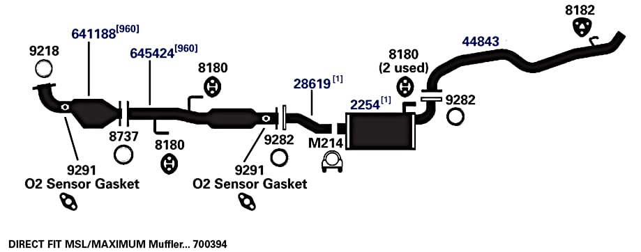 Exhaust Gasket AP Exhaust 9218