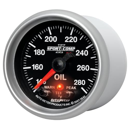 Auto Meter Sport-Comp 3640 PC Oil Temperature Gauge