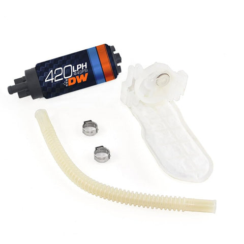 420lph Deatschwerks in-tank fuel pump w/ 9-1038 install kit (9-421-1038)