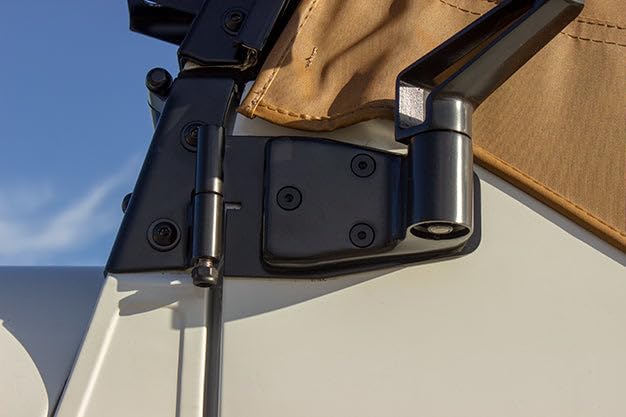 Black Powder Coated Kentrol 50441 Stainless Steel Door Hinge Set
