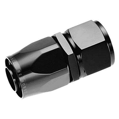 1000-20-2-20 An Straight Red Horse Performance Aluminum Hose End-Black