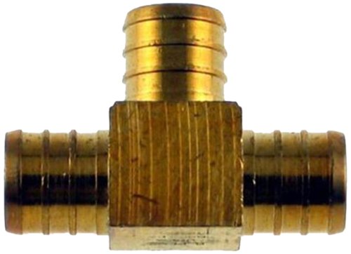 Metal Brass BestPEX Tee, 1" Size
