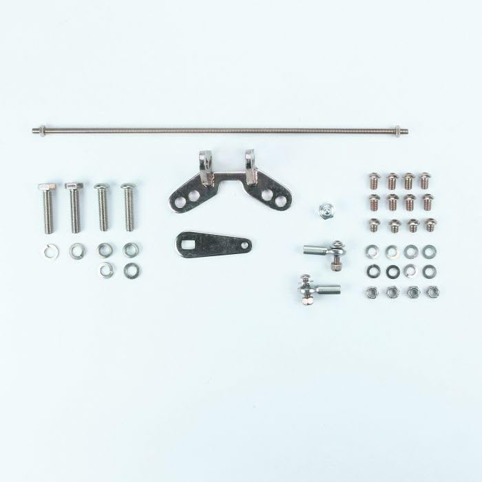 Lokar TM904EXMP Performance Products Shifter Chrysler 904 Black 8" Single Bend Lever Mushroom Polished Knob