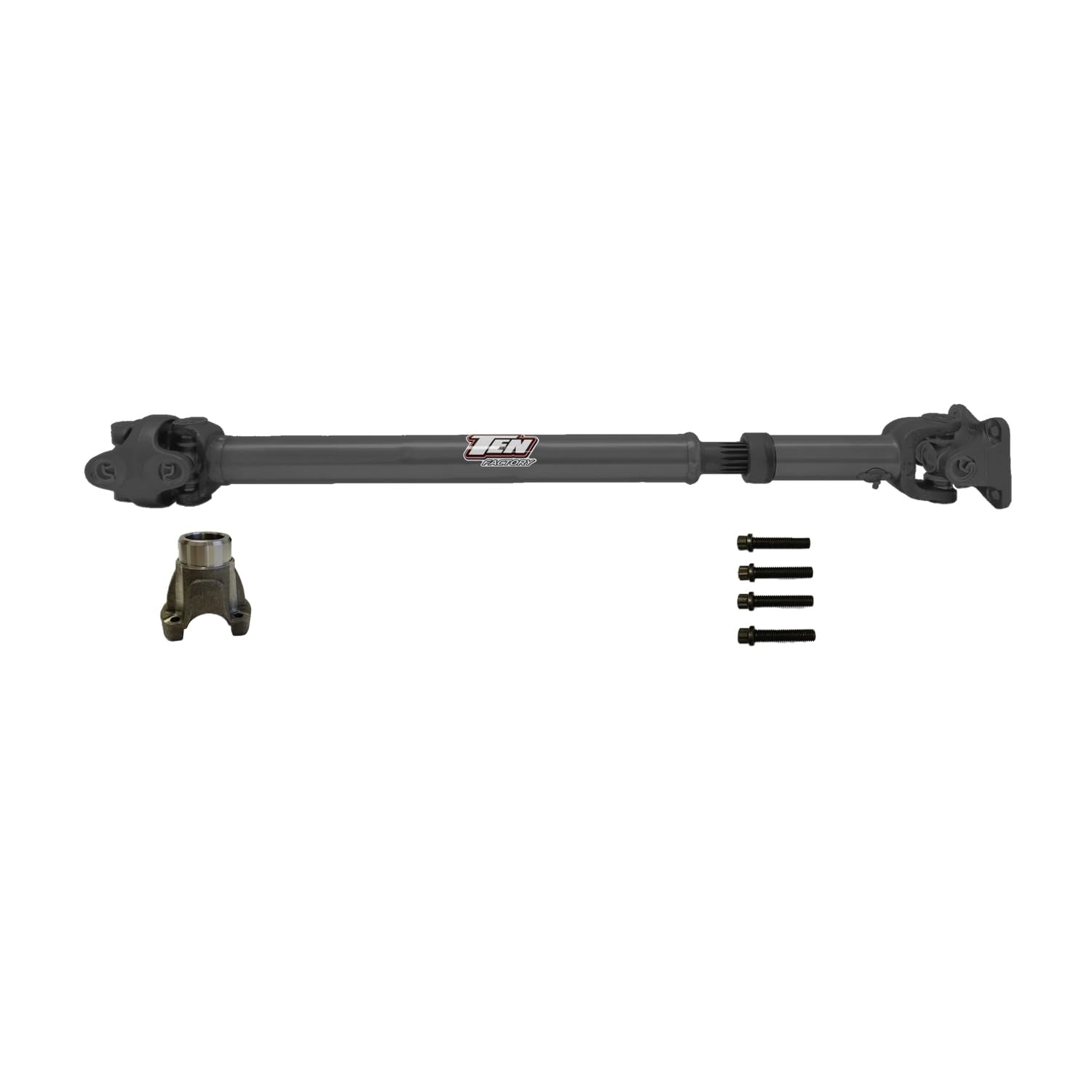 Ten Factory Front TFF1310-2190 1310 Solid CV Driveshaft for Jeep Wrangler JL OEM Flange Style 4140 Chromoly Steel fits Rubicon, Sahara and Sport Variants
