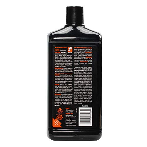 DA Microfiber Correction Compound Meguiar's D30032 - Pro Car Scratch Remover, for Use with a DA Polisher and Microfiber Cutting Disc, Remove Swirls, Scratches, Water Spots, and Oxidation, 32 Oz
