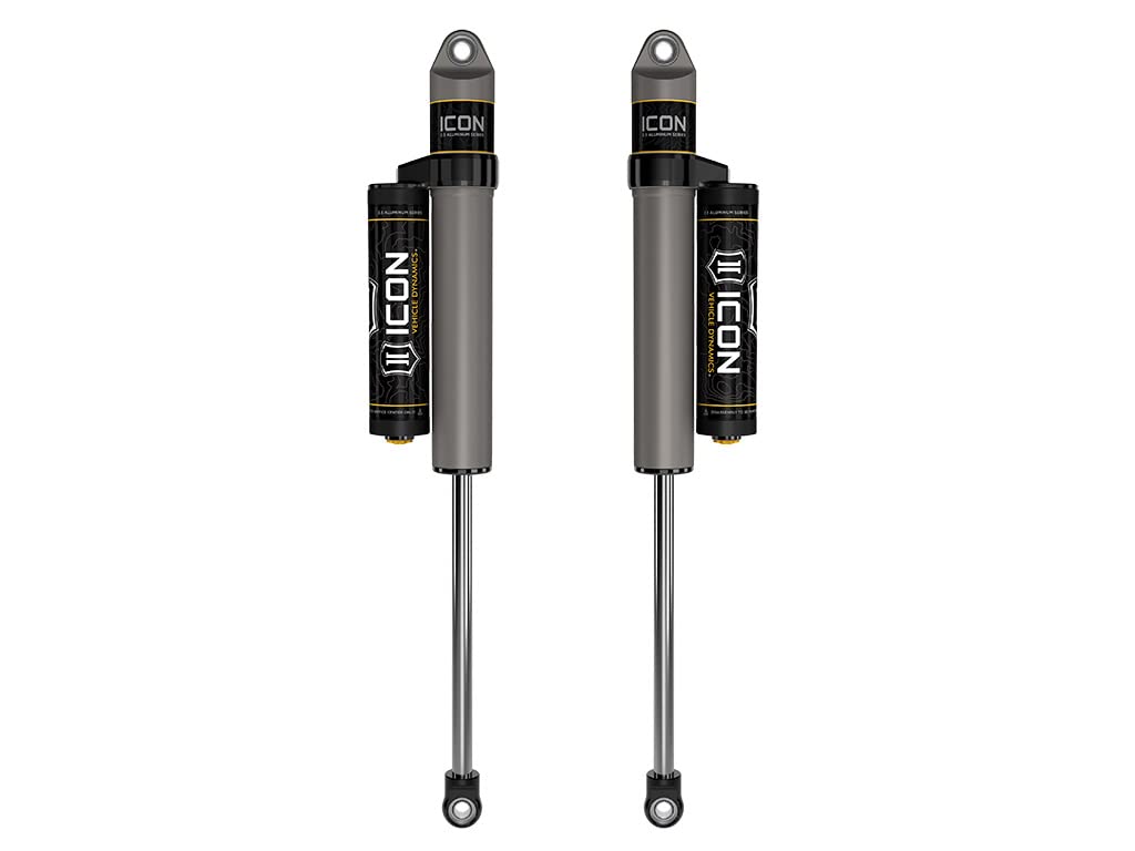 ICON 0-3" Lift, 2.5 VS PB Rear Shocks, Pair, Compatible with 1999-Up Ford F250/F350 SD 4WD, 37705P