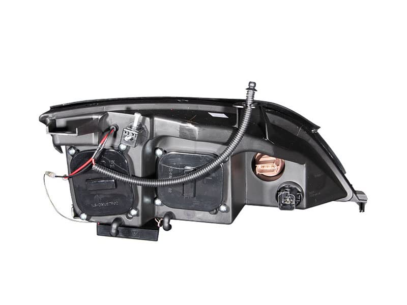 Projector Headlight Set ANZO USA w/CCFL Halo-Black 121198