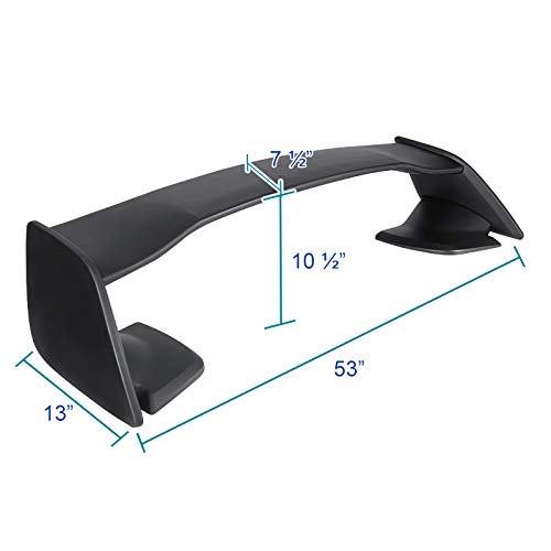 SUBARU WRX 15-18 SPL-WRX15JMSTI-4C Sedan- Sti Style Spoiler- Matte Black Spec-D Tuning