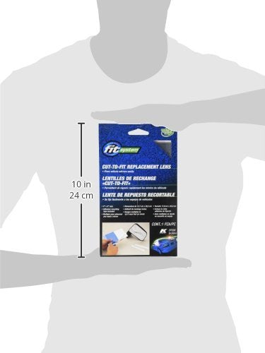 K Source Cut-to-Fit Universal Replacement Glass Panel – Custom Trim to Size, 5" x 8", Easy Installation, Clear Visibility Upgrade for Cars, Trucks & SUVs