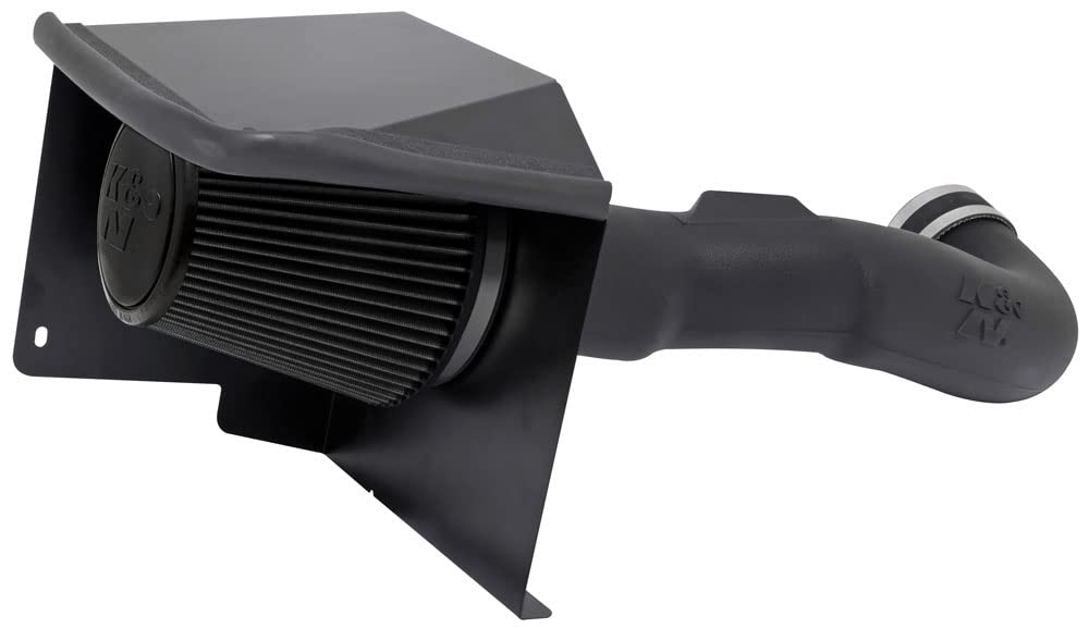 Cold Air Intake System K&N: Dry-Flow Air Filter, Increase Performance & Towing: Compatible with 2009-2014 Chevy/GMC/Cadillac Silverado, Suburban, Tahoe, Sierra, Yukon, Escalade, Avalanche, 30-3070