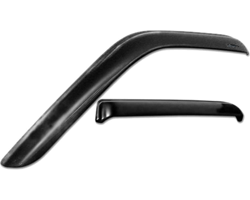 Snap-Inz | Stampede Sidewind Deflectors | 2017 - 2022 Ford F-250 Super Duty SuperCab - Smoke, 4 Pc. | 41164-2