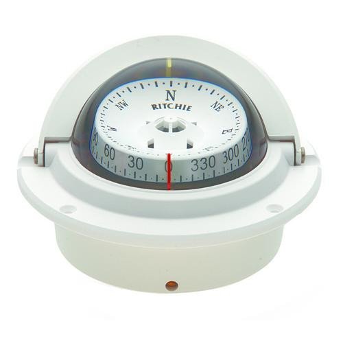 Flush Mount Compass, 3 Combi, White