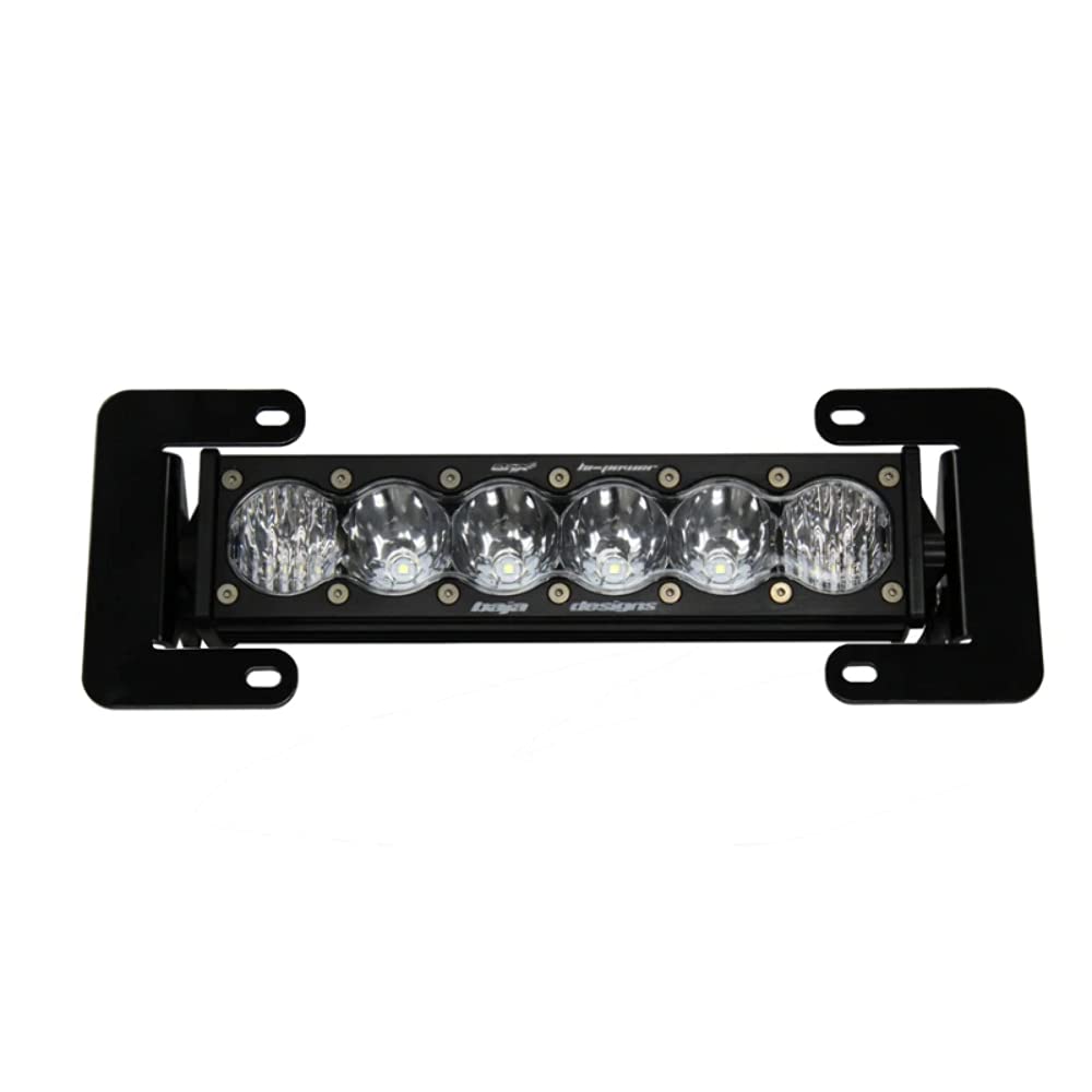 Baja Designs 10-inch OnX6+ LED Bar Lower Grille Light Kit for Ford F-150 Raptor 2017-20 Truck (Driving/Combo; Clear)