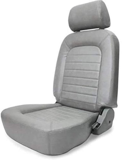 Gray Vinyl ProCar by Scat Classic Racing Recliner Left Seat 80-1500-52L