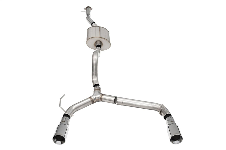 Corsa - 2.7L 4-Door 21-22 Ford Bronco Cat-Back Dual Rear Exhaust w/4in Straight-Cut Polish Tips (21210)