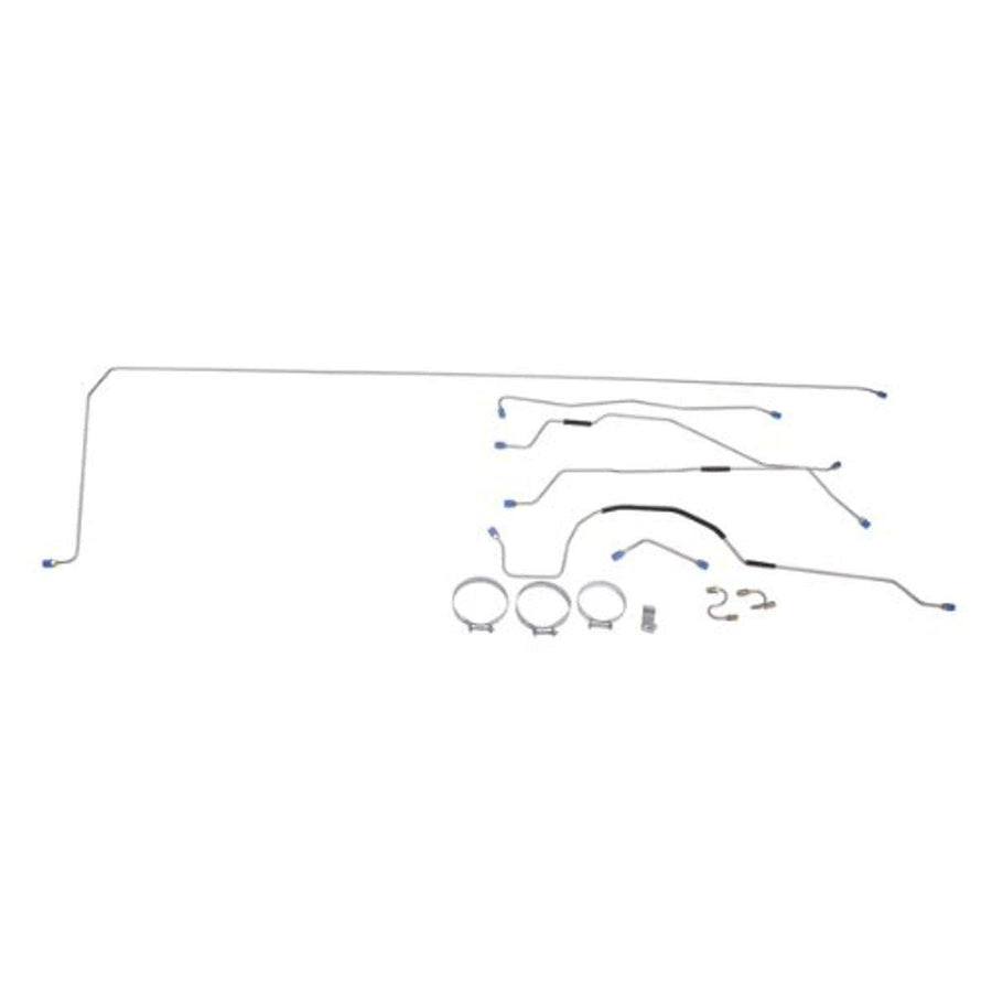 Brake Line Kit, Full, 10 Inch, 134 CI | Omix-ADA | 16737.12 | OE Reference: MS00104L | Fits 1966-1971 Jeep CJ5