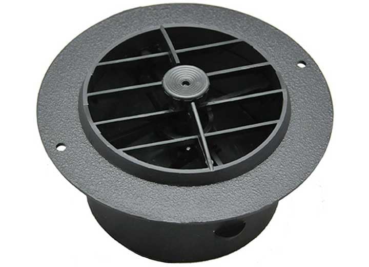 REGISTER 4 ROTAIRE WITH DAMPER - BLACK (1/CTN)