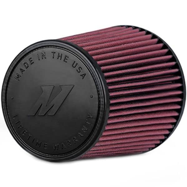 Mishimoto - 6" Filter Length Performance Air Filter, 3.00" Inlet Red