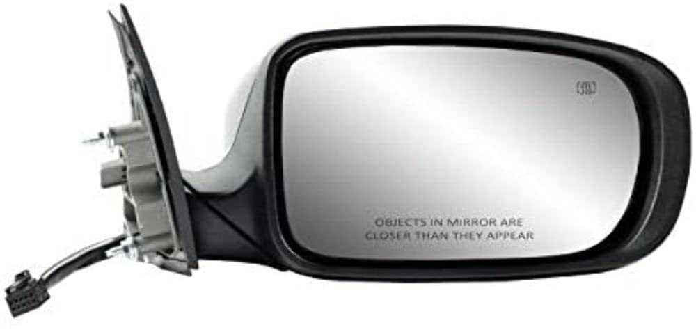 Fit System Mirror Passenger Side for Dodge Charger, Code GUK/XR, Textured Black w/PTM Cover, Foldaway, w/o Memory, Heated Power
