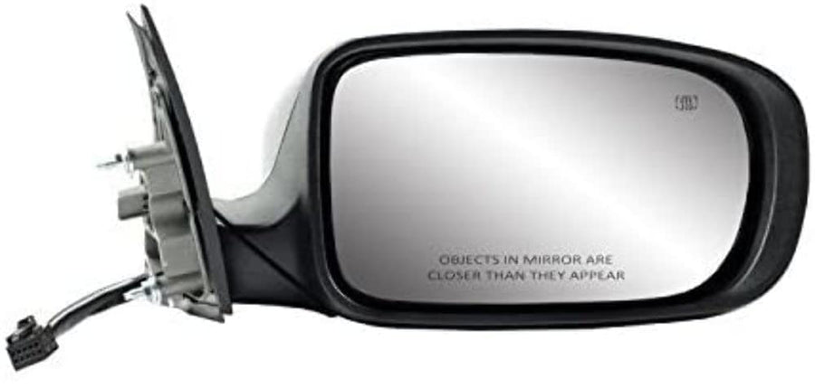 Fit System Mirror Passenger Side for Dodge Charger, Code GUK/XR, Textured Black w/PTM Cover, Foldaway, w/o Memory, Heated Power