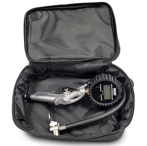 Digital Tire Inflation Gun VIAIR 00042 with 2.5" Gauge and Carry Bag, Black