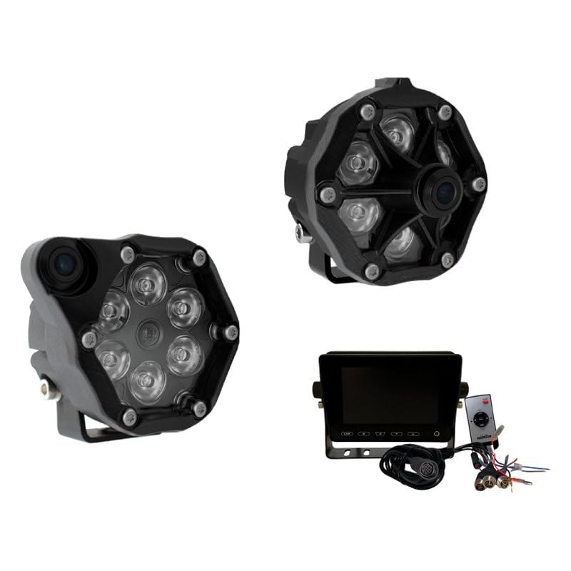 Round J.W. SPEAKER LED Light Pods, Model Trail 6 Sport