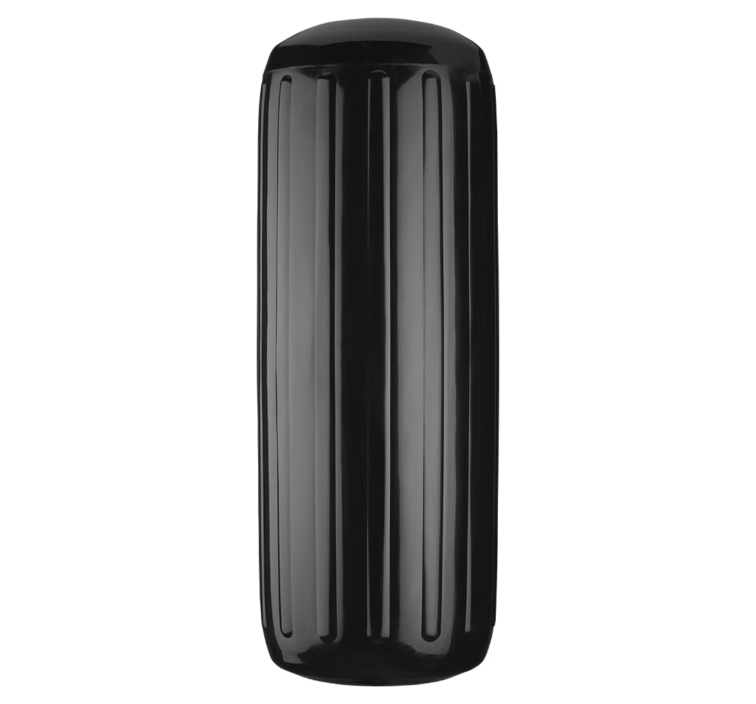 12 x 34 Black Fender with Hole polyform