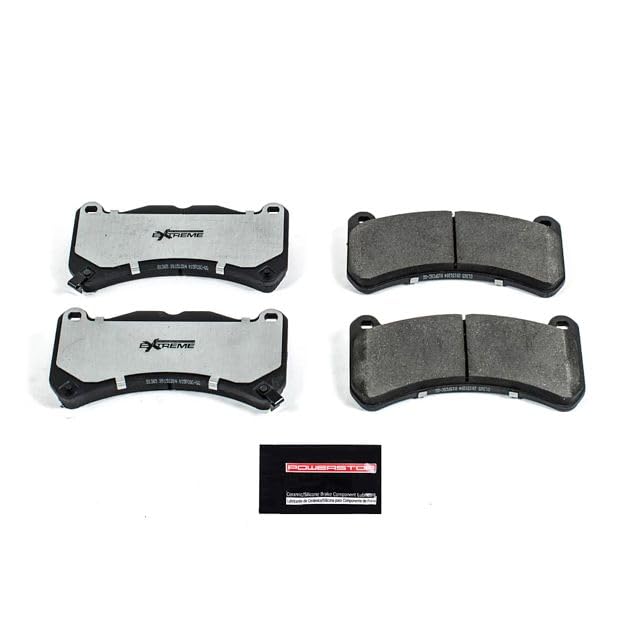 Power Stop Z26-1365 Front Z26 Extreme Performance Ceramic Brake Pad Set For Ford Mustang 2013-2014, Lexus IS F 2008-2014, Subaru WRX STI 2018-2020 [Model Specific]